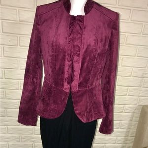 Velour blazer